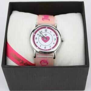 NWB Juicy Couture "Pink Jelly" Heart Watch